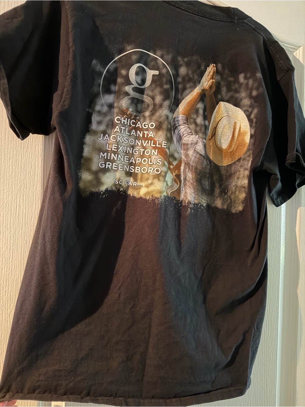 Hanes Black Beefy-T Logo Tee - Picture 4 of 4